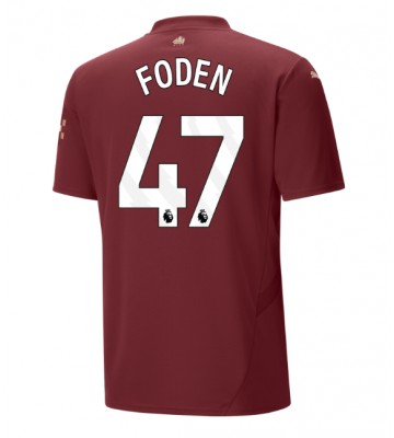 Manchester City Phil Foden #47 Tredjetröja 2024-25 Kortärmad